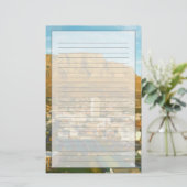 テーブルマウンテン付きケープタウンシティスケープ 便箋 (スタンド正面)