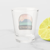 テーブルマウンテン国立公園南アフリカヴィンテージ ショットグラス (裏面)