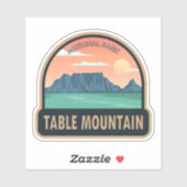 テーブルマウンテン国立公園南アフリカヴィンテージ シール (シート)