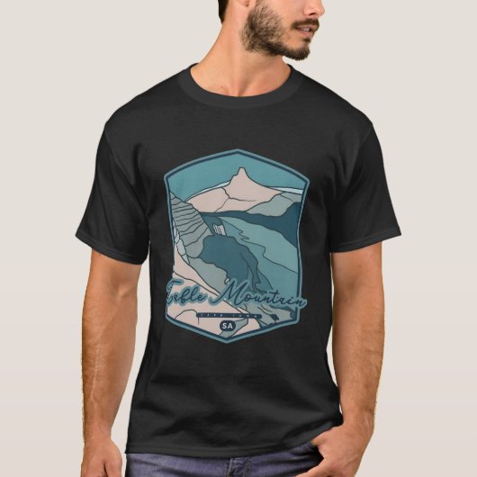テーブルマウンテン – 南アフリカのケープタウン Tシャツ (正面)