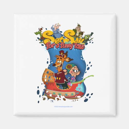 テーブルマグネットおもしろいのセイル マグネット (正面)