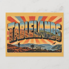 テーブルランズNL 地球のマントルハイキングアート ポストカード
