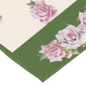 テーブルランナーの彫刻バラ ロングテーブルランナー (コーナー)