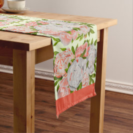 テーブルランナーの牡丹の盛り合わせ ロングテーブルランナー