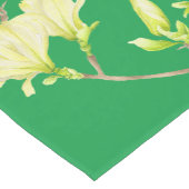 テーブルランナーの黄色いマグノリア ミディアムテーブルランナー (コーナー)