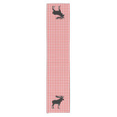 テーブルランナーイエローストーンムース ショートテーブルランナー (正面)