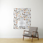 テーブルランナーバナービジネスロゴソーシャルメディア犬 タペストリー (インサイチュ)