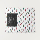 テーブルランナーバナービジネスロゴトラックカー タペストリー (正面(横))