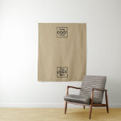 テーブルランナーバナービジネス2ロゴフェイククラフト タペストリー (インサイチュ)