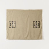 テーブルランナーバナービジネス2ロゴフェイククラフト タペストリー (正面(横))