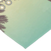 テーブルランナービーチサンセットパームツリーストリングライト ショートテーブルランナー (コーナー)