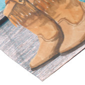 テーブルランナーブルーウッドバーンドアブーツカントリーラス ショートテーブルランナー (コーナー)