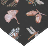 テーブルランナー黒(自然プリント) ロングテーブルランナー (コーナー)