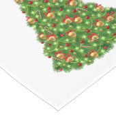 テーブルランナー – クリスマスツリー (コーナー)