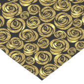 テーブルランナー – フェイクグリッターバラ (コーナー)