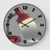 テーブルランプ時計 ラージ壁時計 (正面)