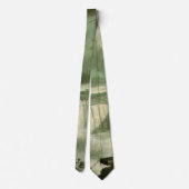 テーブルロックから見たナイアガラの滝 by John Vanderlyn ネクタイ (裏面)