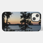 テーブルロックの夕日 iPhoneケース (裏面横)