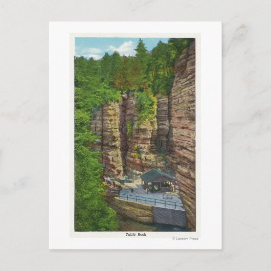 テーブルロックの眺め ポストカード (正面)