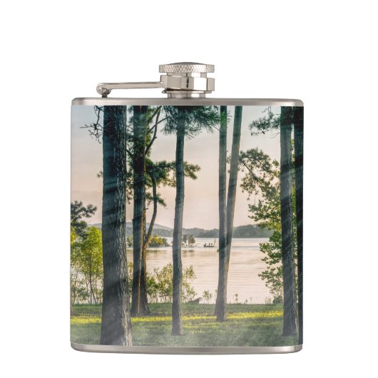 テーブルロックの霧の多い木 フラスク (正面)