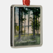 テーブルロックの霧の多い木 メタルオーナメント (右)