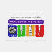 テーブルロックアートギルド毛布 フリースブランケット (正面(横))