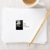 テーブルロックシルエットサンセット住所 シール (インサイチュ)