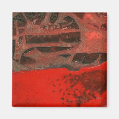 「テーブルロック#3」抽象芸術アートマグネット マグネット (正面)