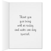 テーブル予約カード白黒結婚ズ (内側 (右))