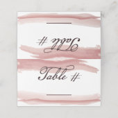 テーブル位置番号折り曲げ座席表 プレイスカード (外部開封)