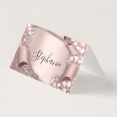 テーブル名タグバラグラムグリッター3D結婚のテーブル (裏面)