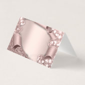 テーブル名タグバラグラムグリッター3D結婚のテーブル (裏面)