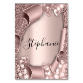 テーブル名タグバラGlamグリッター3D 結婚's テーブルナンバー (裏面)