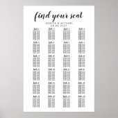 テーブル大結婚の客席表24 ポスター (正面)