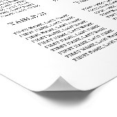 テーブル大結婚の客席表25 ポスター (角)