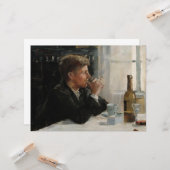 テーブル失ったに考え人が座った カード (正面/裏面インサイチュ)