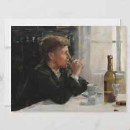 テーブル失ったに考え人が座った カード