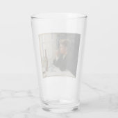 テーブル失ったに考え人が座った タンブラーグラス (裏面)