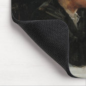 テーブル失ったに考え人が座った マウスパッド (コーナー)