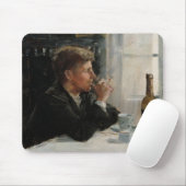 テーブル失ったに考え人が座った マウスパッド (マウス)