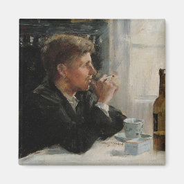 テーブル失ったに考え人が座った マグネット