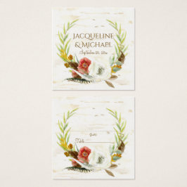 テーブル座席エスコート秋リーフリースフローラBOHO