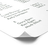 テーブル座席計画グラフ:: modline 3 ポスター (角)