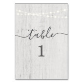 テーブル数は|の素朴なロマンチック梳きます テーブルナンバー (裏面)