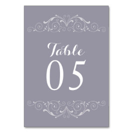 テーブル数を結婚するエレガントなヴィンテージ テーブルナンバー