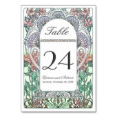 テーブル数を結婚する美しいアールヌーボー テーブルナンバー (正面)