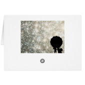 テーブル数カードを結婚する星で書かれる (裏面横)