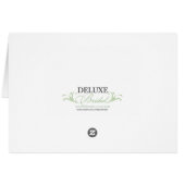 テーブル数結婚式の抽象芸術の花柄は折り返します (裏面横)