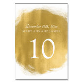 テーブル数金ゴールドのペンキの一見 テーブルナンバー (裏面)