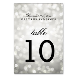 テーブル数銀のグリッターライト テーブルナンバー